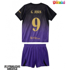 Barcelona Gabriel Jesus #9 Dětské Venkovní dres komplet 2026-27 Krátký Rukáv (+ trenýrky)